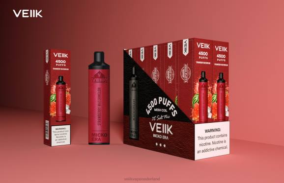 VEIIK Micko Era 4500 pufjes wegwerp 30 mg aardbei watermeloen - VEIIK vape Nederland R46H1