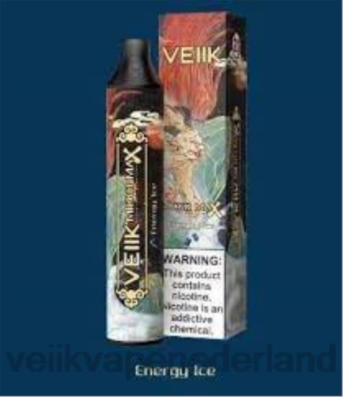 VEIIK Micko MAX wegwerpvape 1500 trekjes energie ijs - VEIIK airo pod Nederland R46H49