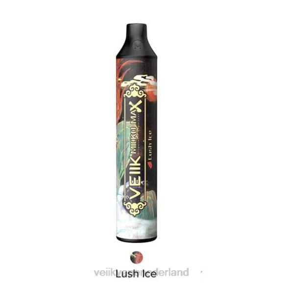 VEIIK Micko MAX wegwerpvape 1500 trekjes weelderig ijs - VEIIK vape Amsterdam R46H45