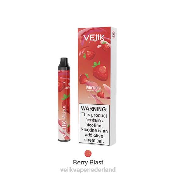 VEIIK Micko Pie wegwerpvape 600 trekjes Berry Blast - VEIIK airo Nederland R46H26