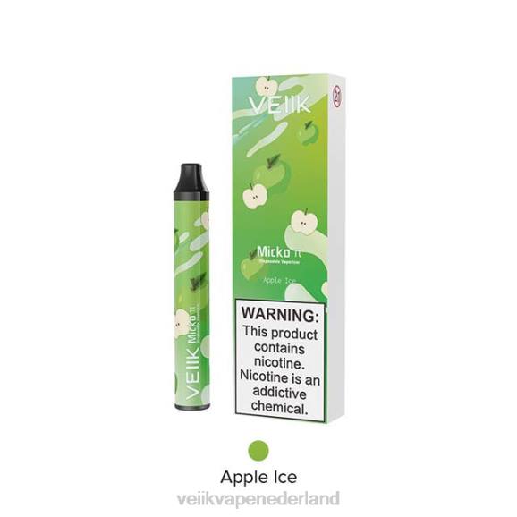 VEIIK Micko Pie wegwerpvape 600 trekjes appel ijs - VEIIK airo pod Nederland R46H19