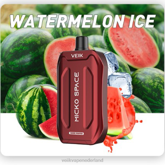 VEIIK Micko Space wegwerpvape 7000 trekjes watermeloen ijs - VEIIK airo pod Nederland R46H39